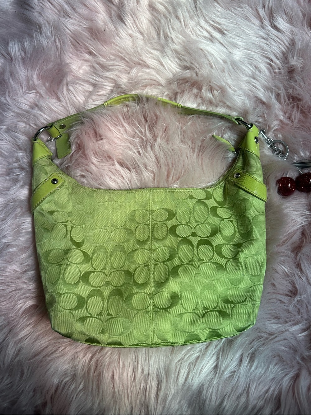 Coach Lime Green Penelope Shoulder Bag - Picture 2 of 5